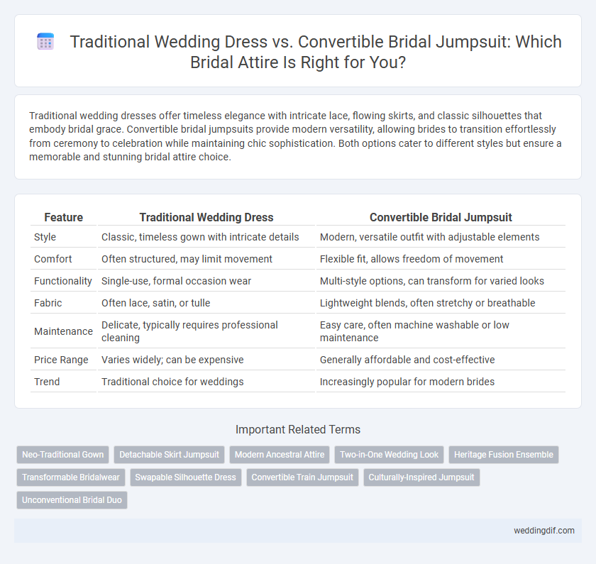 Traditional Wedding Dress vs. Convertible Bridal Jumpsuit: Which Bridal Attire Is Right for You?