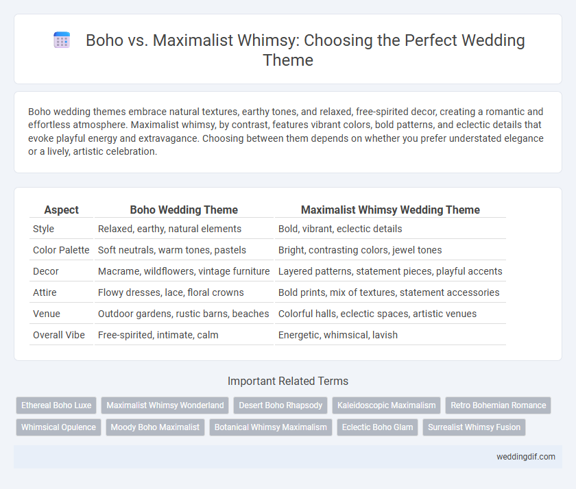 Boho vs. Maximalist Whimsy: Choosing the Perfect Wedding Theme