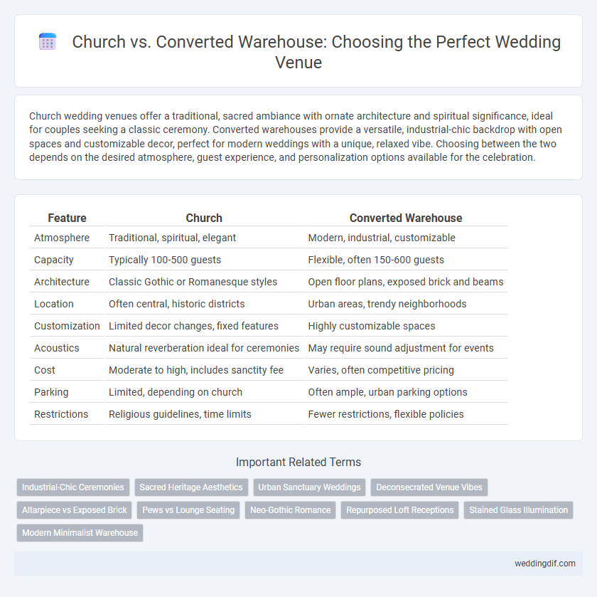 Church vs. Converted Warehouse: Choosing the Perfect Wedding Venue