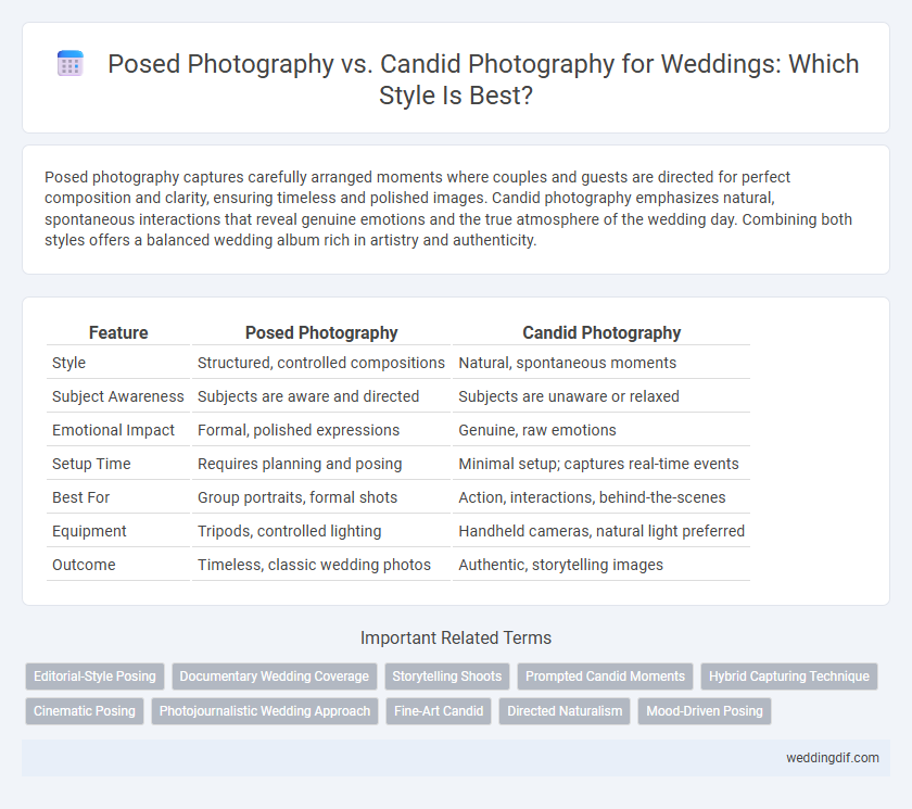 Posed Photography vs. Candid Photography for Weddings: Which Style Is Best?