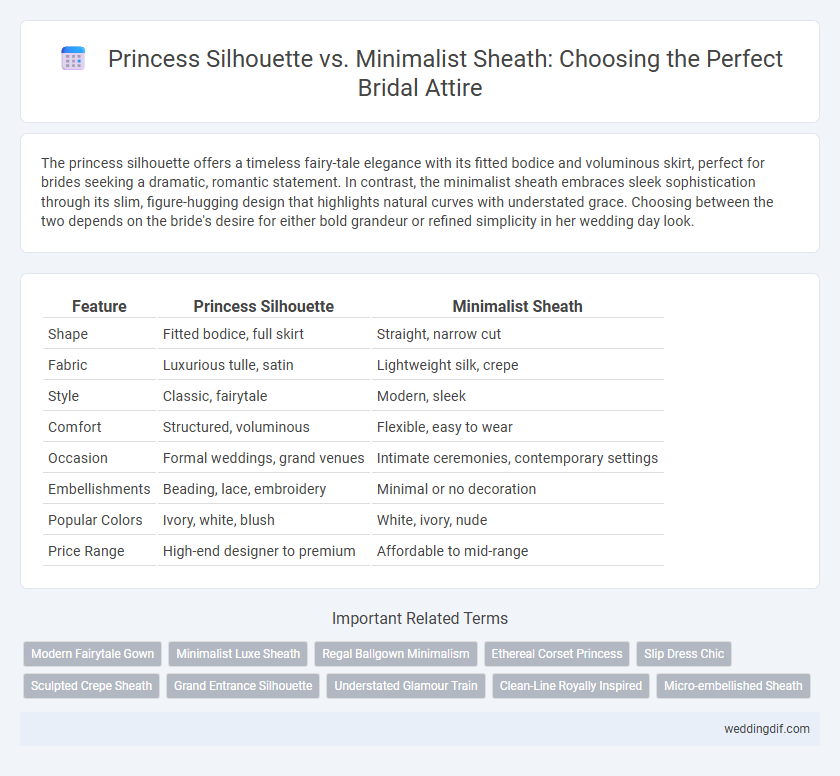 Princess Silhouette vs. Minimalist Sheath: Choosing the Perfect Bridal Attire