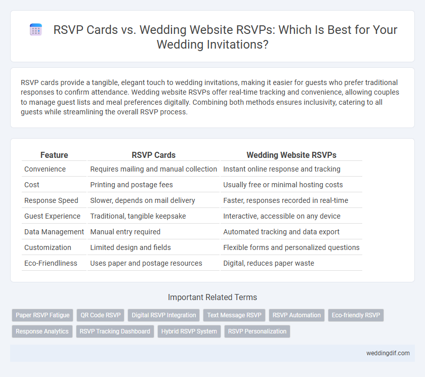 RSVP Cards vs. Wedding Website RSVPs: Which Is Best for Your Wedding Invitations?