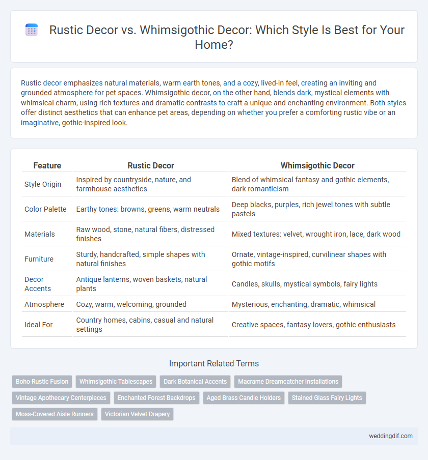 Rustic Decor vs. Whimsigothic Decor: Which Style Is Best for Your Home?