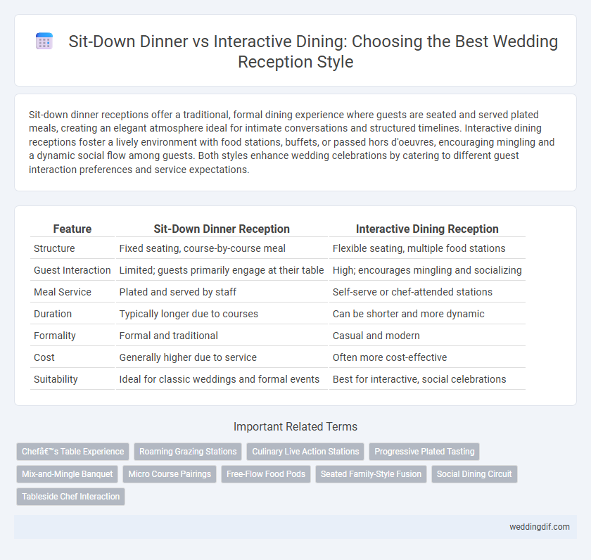 Sit-Down Dinner vs Interactive Dining: Choosing the Best Wedding Reception Style