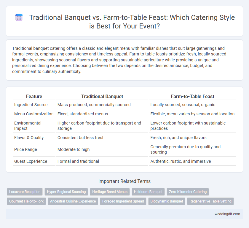 Traditional Banquet vs. Farm-to-Table Feast: Which Catering Style is Best for Your Event?