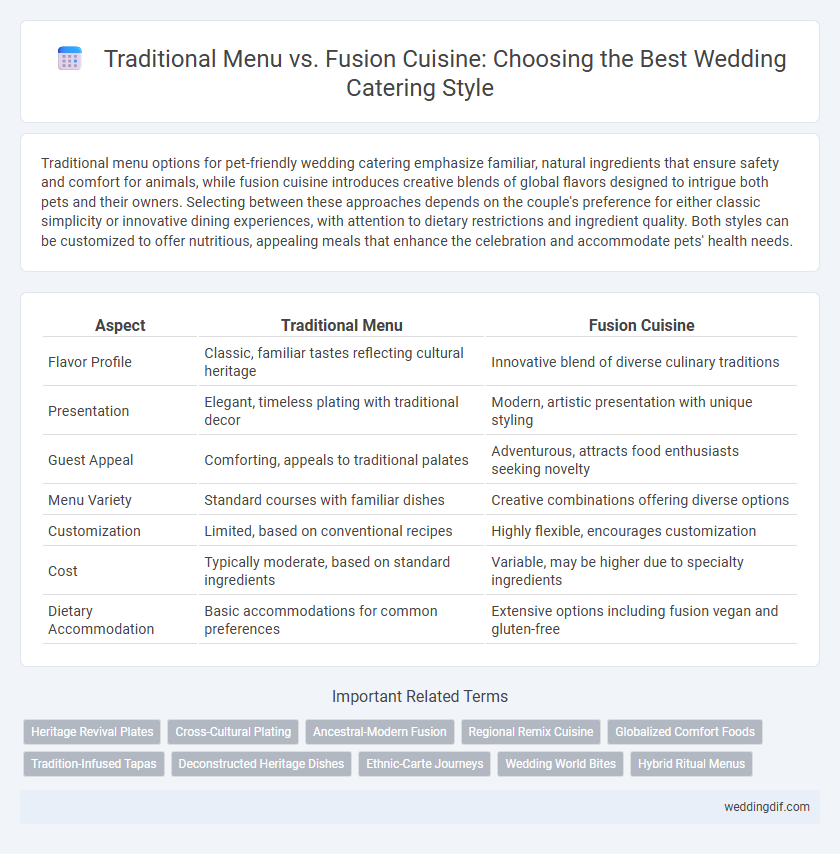 Traditional Menu vs. Fusion Cuisine: Choosing the Best Wedding Catering Style
