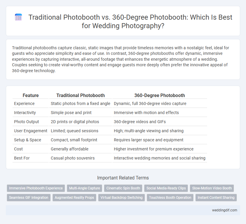 Traditional Photobooth vs. 360-Degree Photobooth: Which Is Best for Wedding Photography?