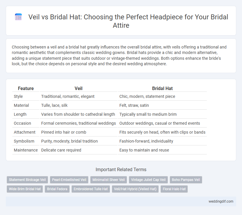 Veil vs Bridal Hat: Choosing the Perfect Headpiece for Your Bridal Attire
