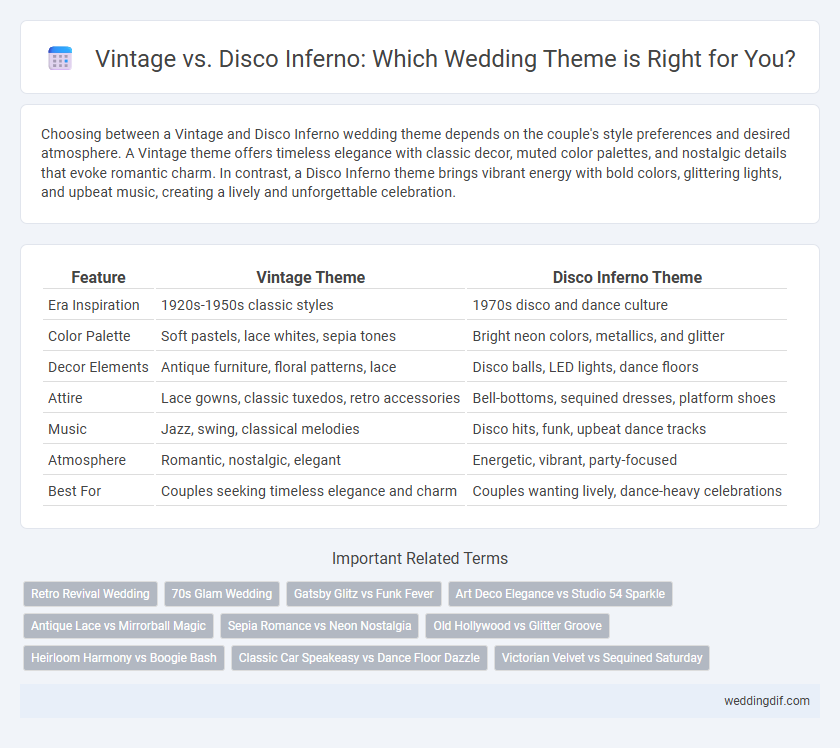 Vintage vs. Disco Inferno: Which Wedding Theme is Right for You?