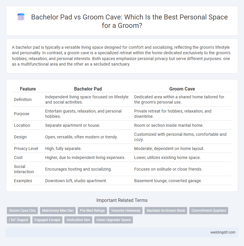 Bachelor Pad vs Groom Cave: Which Is the Best Personal Space for a Groom?