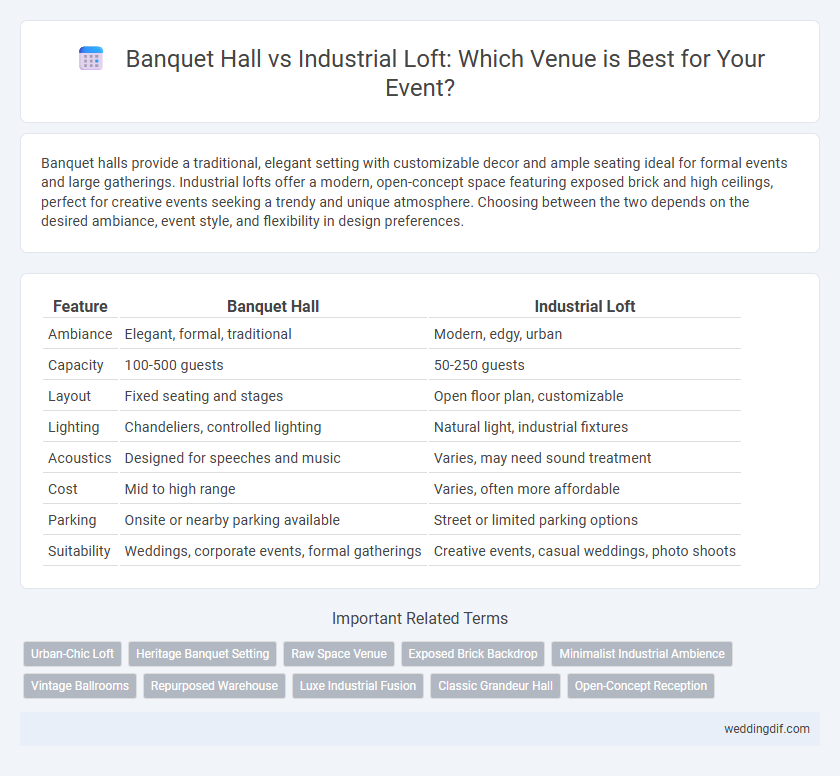 Banquet Hall vs Industrial Loft: Which Venue is Best for Your Event?