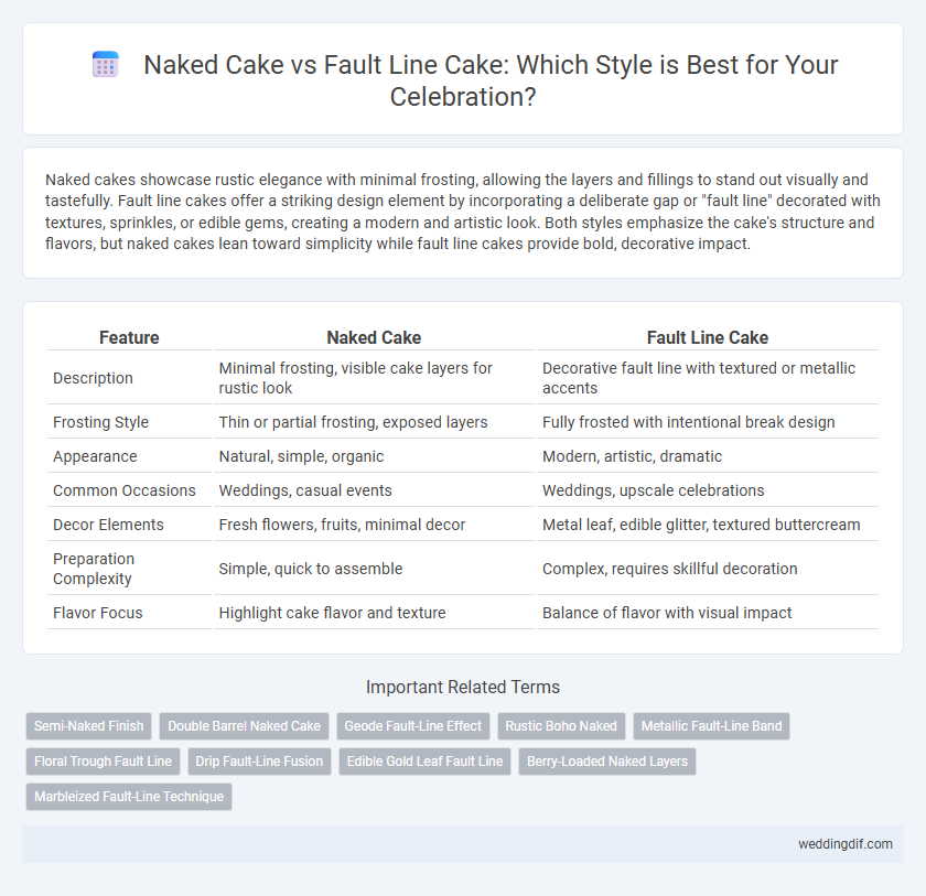 Naked Cake vs Fault Line Cake: Which Style is Best for Your Celebration?