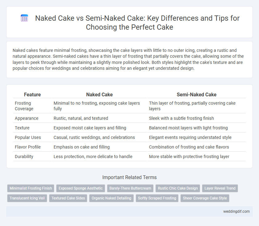 Naked Cake vs Semi-Naked Cake: Key Differences and Tips for Choosing the Perfect Cake