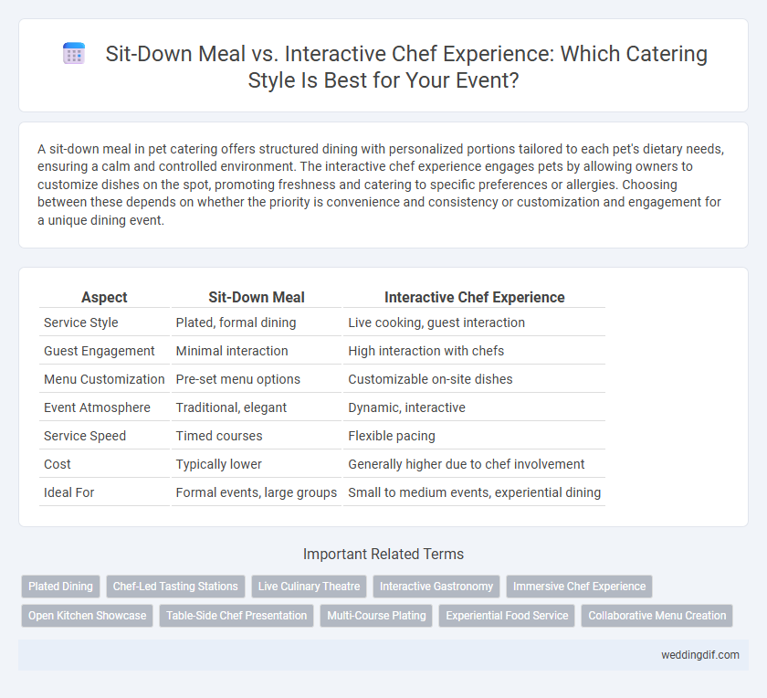Sit-Down Meal vs. Interactive Chef Experience: Which Catering Style Is Best for Your Event?