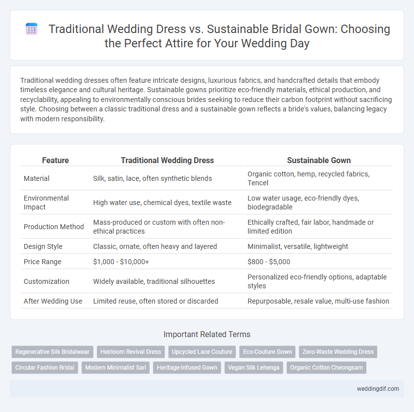 Traditional Wedding Dress vs. Sustainable Bridal Gown: Choosing the Perfect Attire for Your Wedding Day