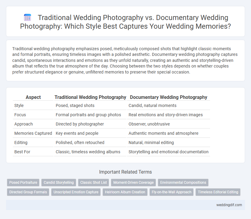 Traditional Wedding Photography vs. Documentary Wedding Photography: Which Style Best Captures Your Wedding Memories?
