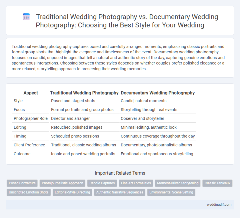 Traditional Wedding Photography vs. Documentary Wedding Photography: Choosing the Best Style for Your Wedding
