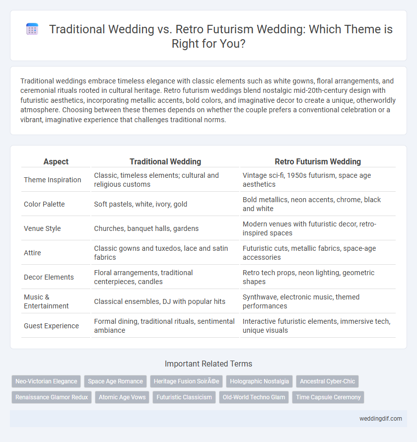 Traditional Wedding vs. Retro Futurism Wedding: Which Theme is Right for You?