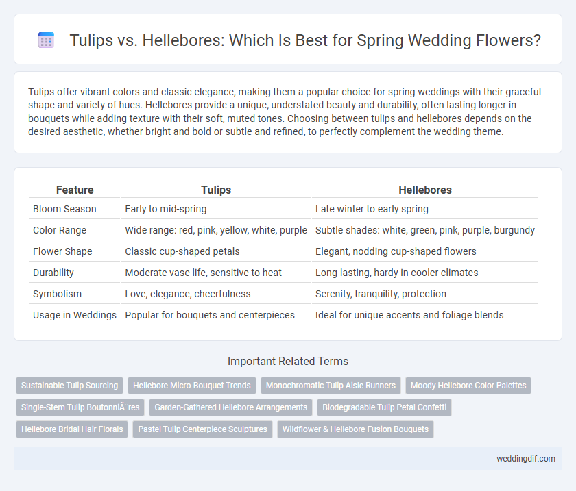 Tulips vs. Hellebores: Which Is Best for Spring Wedding Flowers?