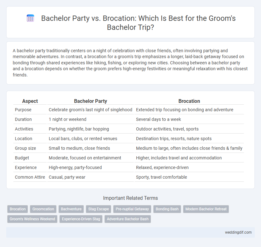 Bachelor Party vs. Brocation: Which Is Best for the Groom's Bachelor Trip?