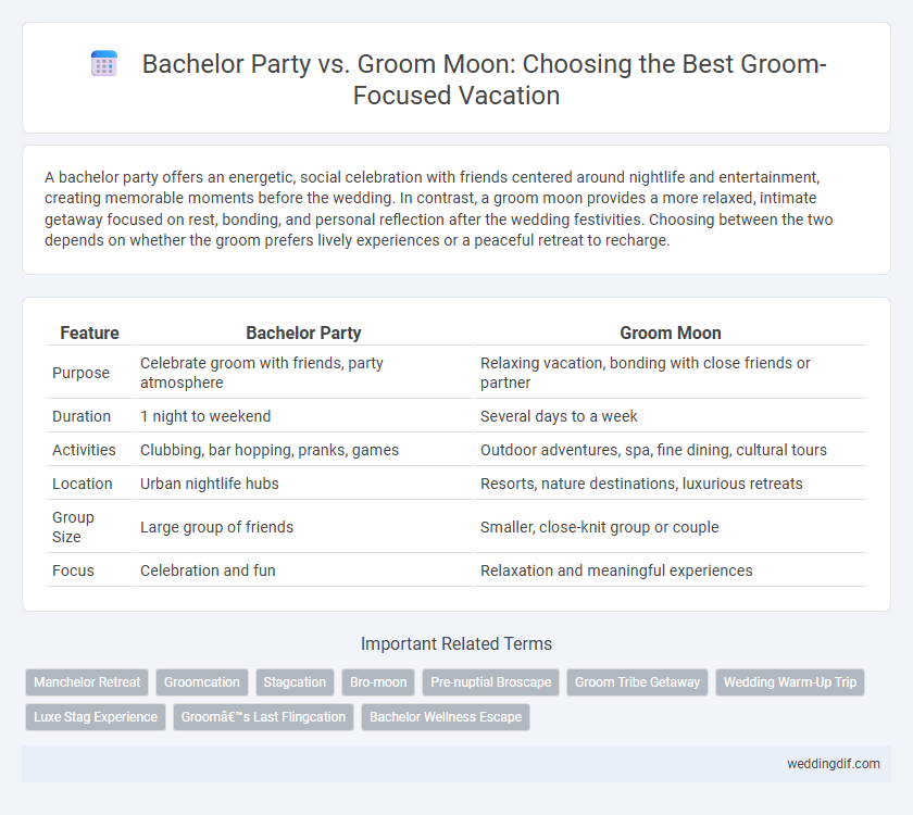 Bachelor Party vs. Groom Moon: Choosing the Best Groom-Focused Vacation