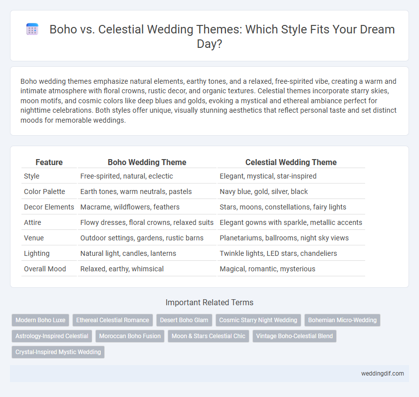 Boho vs. Celestial Wedding Themes: Which Style Fits Your Dream Day?