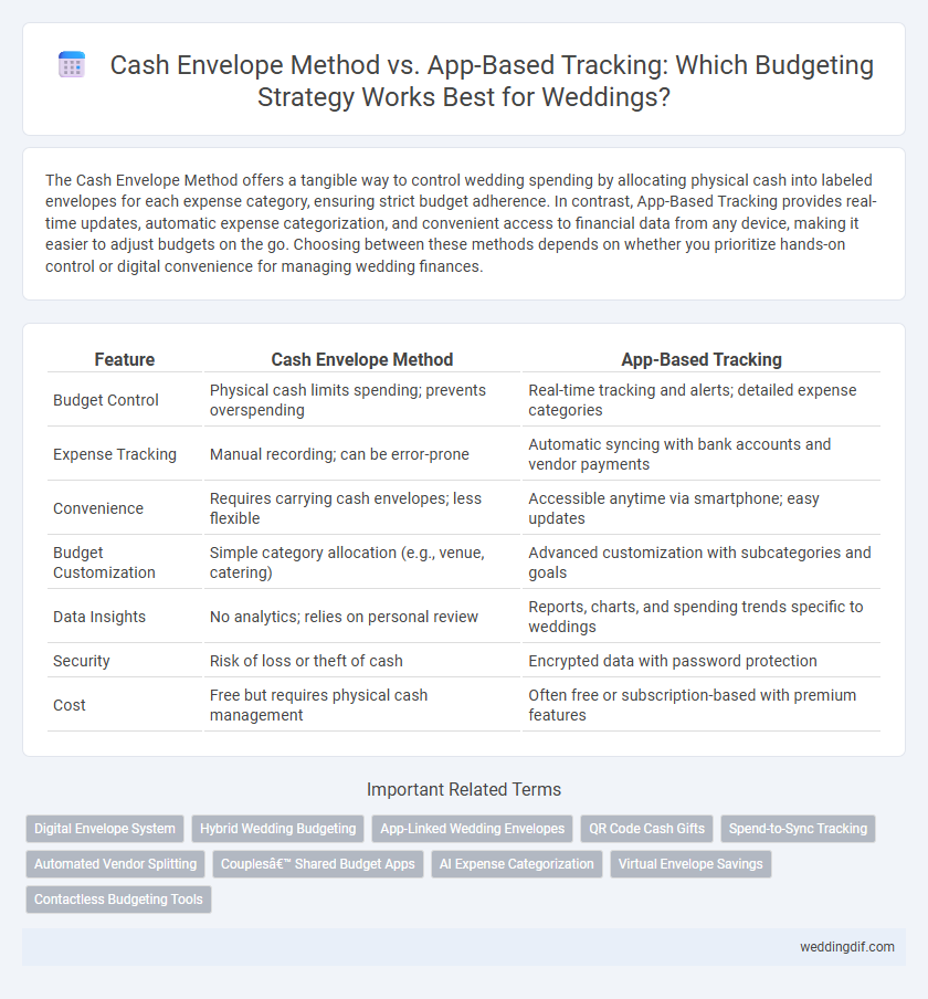 Cash Envelope Method vs. App-Based Tracking: Which Budgeting Strategy Works Best for Weddings?