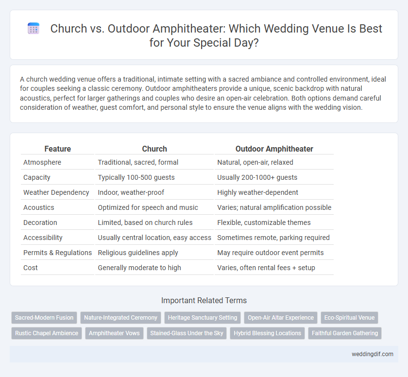 Church vs. Outdoor Amphitheater: Which Wedding Venue Is Best for Your Special Day?