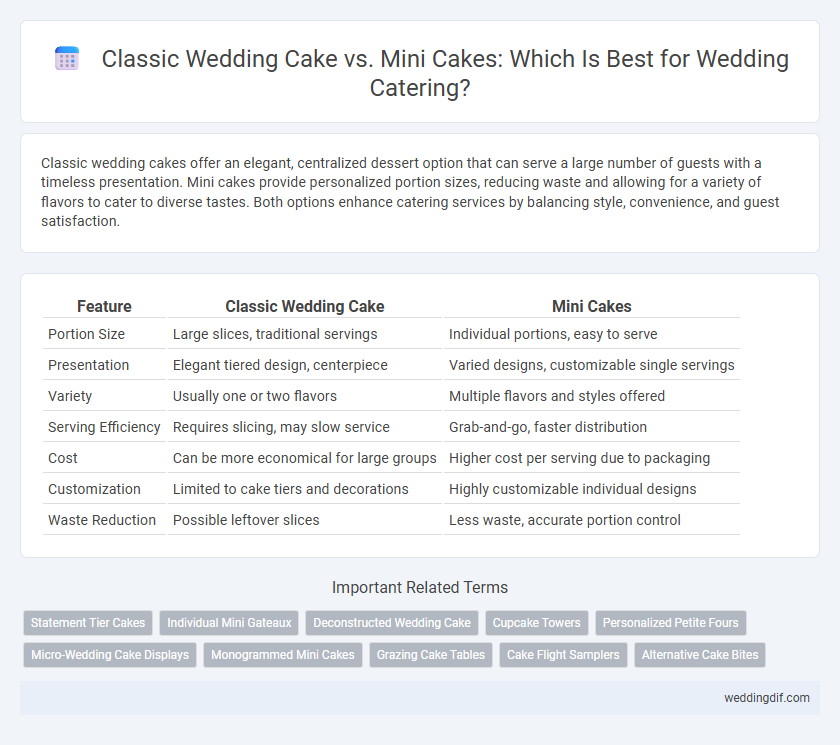 Classic Wedding Cake vs. Mini Cakes: Which Is Best for Wedding Catering?
