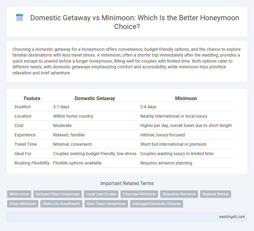 Domestic Getaway vs Minimoon: Which Is the Better Honeymoon Choice?