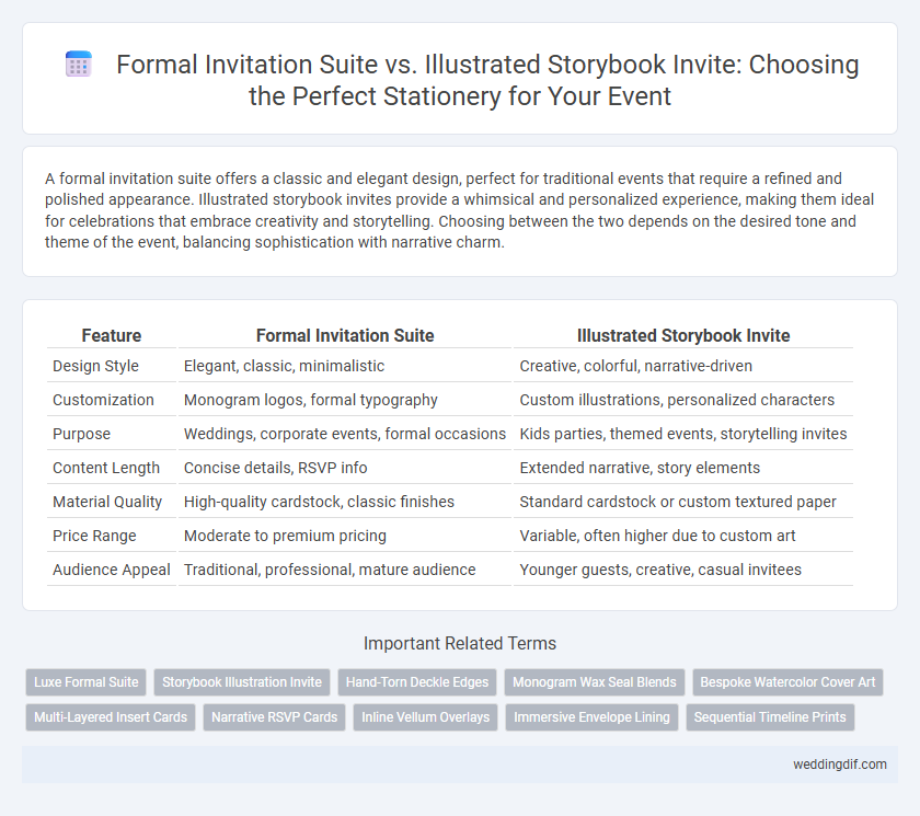 Formal Invitation Suite vs. Illustrated Storybook Invite: Choosing the Perfect Stationery for Your Event