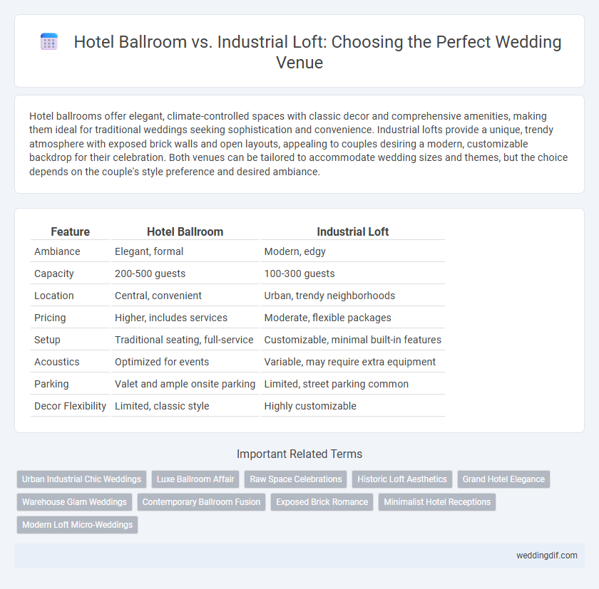 Hotel Ballroom vs. Industrial Loft: Choosing the Perfect Wedding Venue