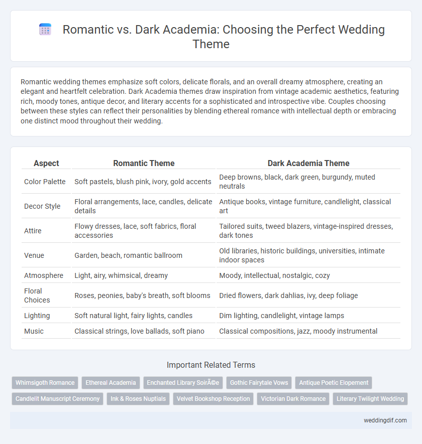 Romantic vs. Dark Academia: Choosing the Perfect Wedding Theme