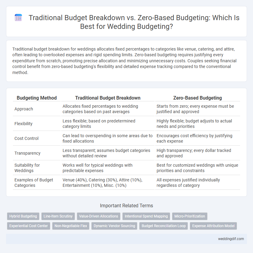 Traditional Budget Breakdown vs. Zero-Based Budgeting: Which Is Best for Wedding Budgeting?