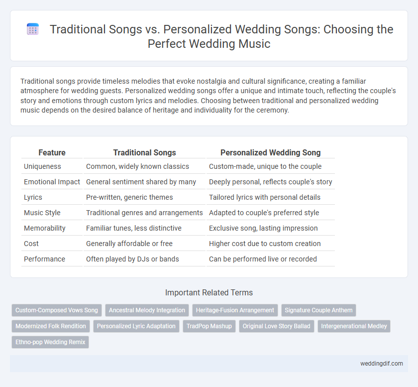 Traditional Songs vs. Personalized Wedding Songs: Choosing the Perfect Wedding Music